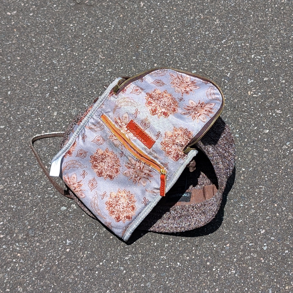HOBO Fern Brown Metallic crossbody bag (New) - Picture 7 of 13